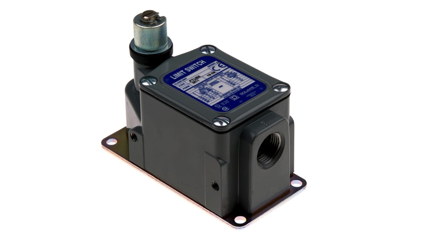 Interruttore di fine corsa Telemecanique Sensors 9007FTUB5M11, configurazione NO/NC, protezione IP65/IP67, dimensioni 118.36mm x 57.15mm x 86.61mm.