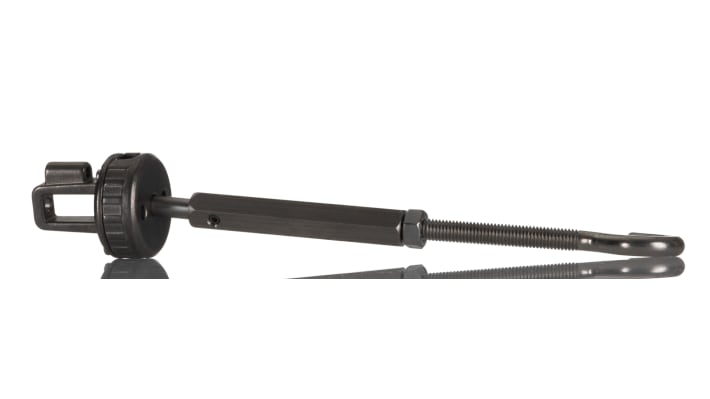 Omron RK10, kit interruttore a fune in acciaio inox, lunghezza fune 125 m, alloggiamento in alluminio, grado di protezione IP67, pulsante E-stop integrato.