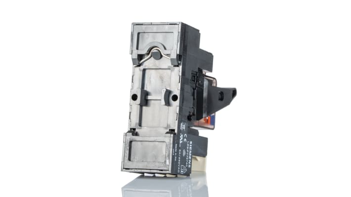 Relè d'interfaccia Siemens LZS, 4PDT, bobina 24V cc, montaggio a innesto, dimensioni 75x75x28mm, contatti placcati oro.