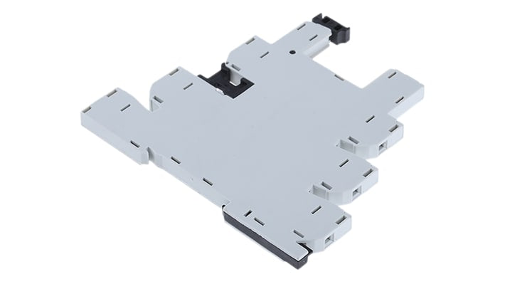 Finder 93.68.0.024, zoccolo per relè Serie 34, 24V cc, montaggio su guida DIN, larghezza 6,2 mm, con protezione circuito.