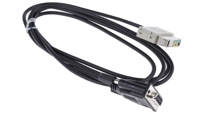 Cavo connettore Omron ZEN-CIF01, 2 m, per modulo logico serie Zen, porta RS232-C, connettore D-sub a 9 posizioni.