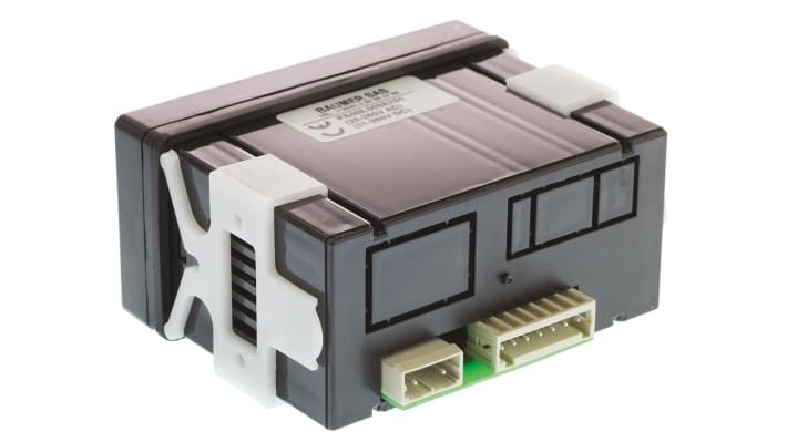 Misuratore digitale multifunzione Baumer PA408.008AX01, per pannello, con ingresso tensione fino a 200VDC e allarmi a 24VDC.