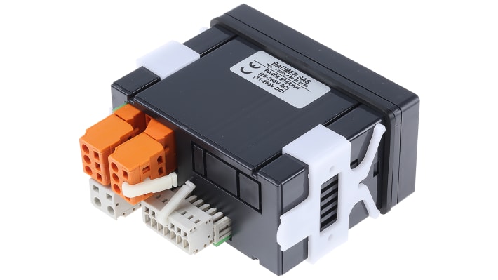 Misuratore digitale multifunzione Baumer PA408.018AX01, pannello 45x93mm, tensione ±10V, corrente ±20mA, allarmi 24VDC.