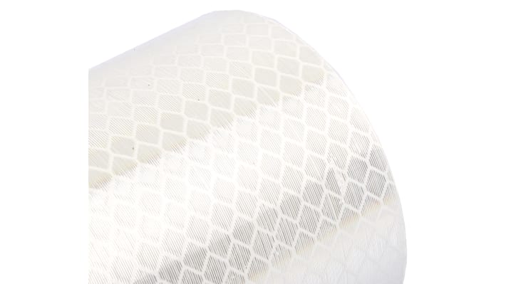 Riflettore Banner BRT-THG-3-100 per sensori Serie 915, nastro retroriflettente 2,5 m x 75 mm, adesivo per installazione semplice.