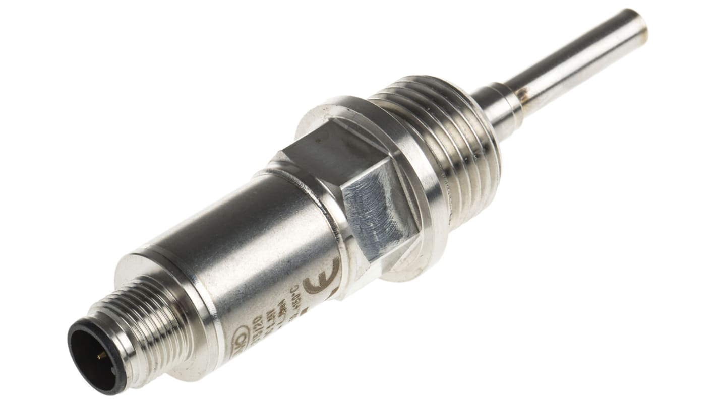 Sensore di temperatura Jumo 902815/20-370-1013-2-6-50-104-24/000 RTD PT1000, guaina in acciaio INOX, diametro 6mm, lunghezza 50mm.