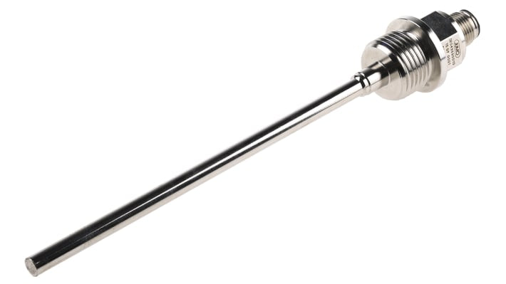 Sensore di temperatura PT100 Jumo, sonda RTD a vite in acciaio INOX, lunghezza 150mm, diametro 6mm, cavo 2m, IP67. Codice 902815/10-380-1011-3-6-150-104-24/000.