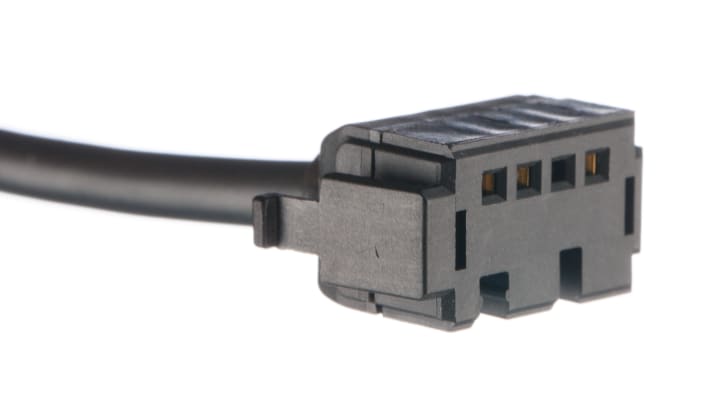 Cavo connettore maschio Omron E3X-CN11 5M OMS per sensori E3X-HD e E3X-NA, lunghezza 5 metri, installazione semplice e affidabile.