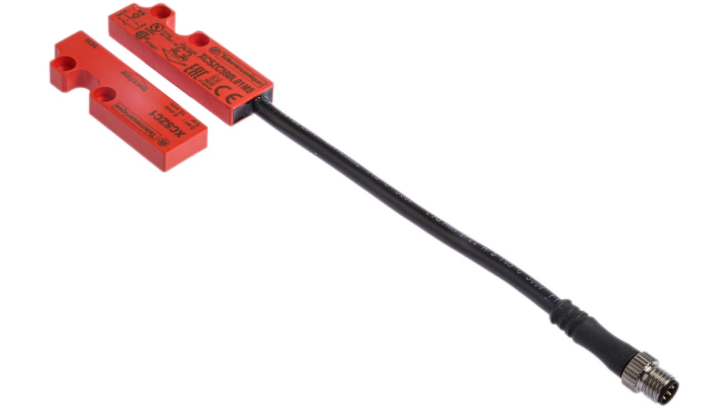 Interruttore di sicurezza Telemecanique Sensors XCS-DMC, attivazione su 3 lati, protezione IP67, dimensioni 51 x 16 x 7 mm.
