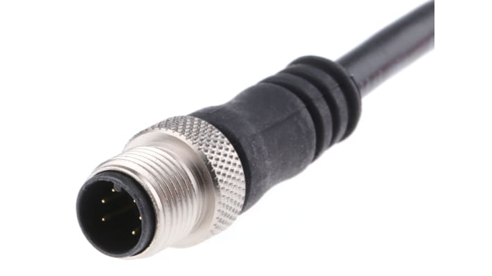 Interruttore di sicurezza magnetico codificato Telemecanique Sensors XCSDMP700L01M12, 24V cc, IP67, per macchine industriali. Ideale per monitorare porte e coperture, con distanza di commutazione di 8 mm.