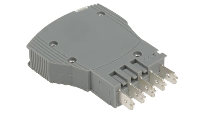 Interruttore termico unipolare Phoenix Contact 2800852, 6A, IP30, 90 x 12.3 x 77.3 mm, segnalazione remota, tecnologia SFB.