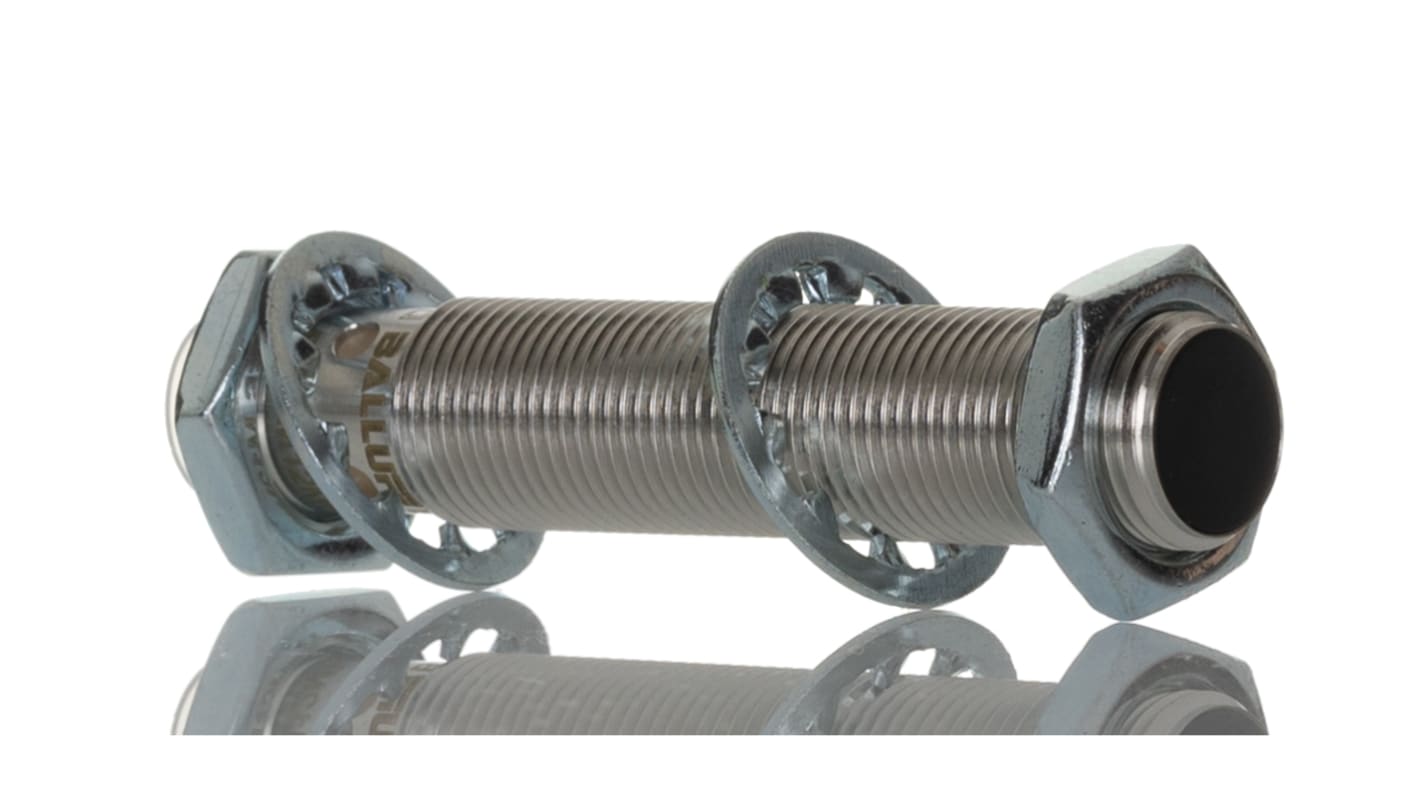 Sensore di prossimità induttivo BALLUFF BES M12MI-PSC40B-S04G, PNP, M12, rilevamento 4 mm, IP68, alimentazione 12-30 V c.c.