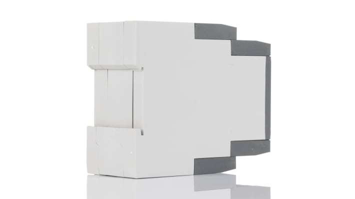 Relè di monitoraggio ABB CM-MPN, 3 fasi, tensione 450-720 V CA, montaggio su guida DIN, dimensioni 104,8 x 45 x 85,6 mm.