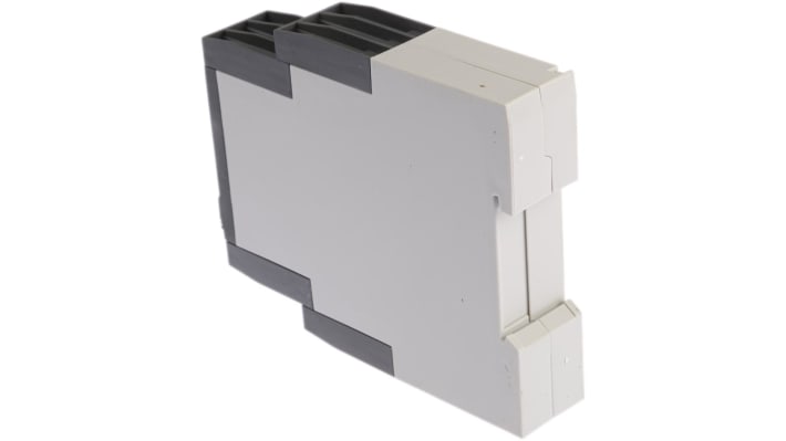 Relè di monitoraggio tensione ABB CM-ESS, DPDT, montaggio su guida DIN, dimensioni 103,7 x 22,5 x 85,6 mm, IP50.