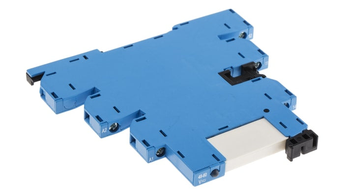 Finder, relè d'interfaccia serie 39, modulo per guida DIN 35 mm, contatto SPDT, tensione bobina 60V, dimensioni 90.7x94.3x6.2 mm.