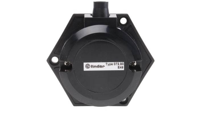 Finder 072.53, relè di monitoraggio per liquidi conduttivi, montaggio su guida DIN, sensibilità regolabile da 5 a 150 kΩ.