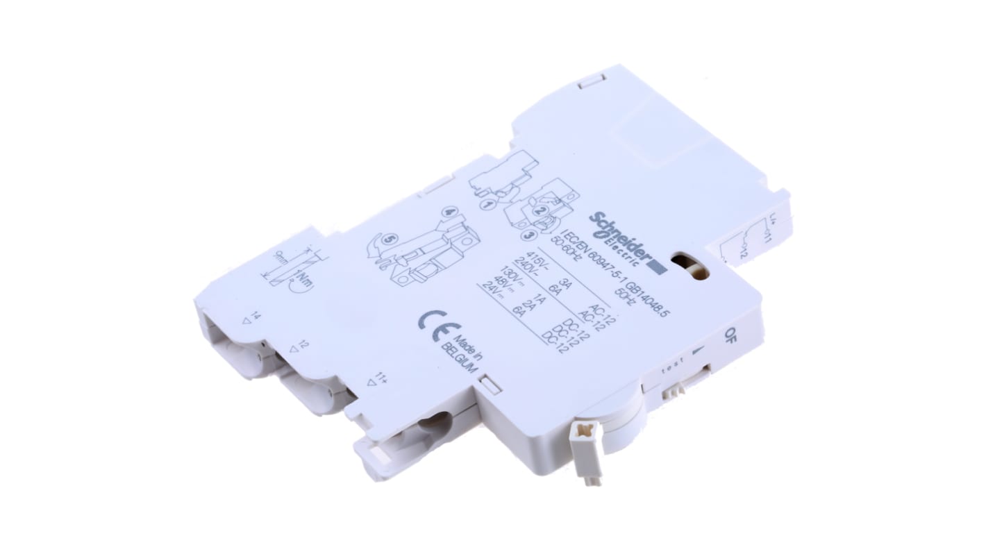 Contatto ausiliario Schneider Electric A9N26924 1CO 6A CA/CC Serie iC60 DIN - Ottimizza il tuo sistema elettrico con sicurezza e efficienza.