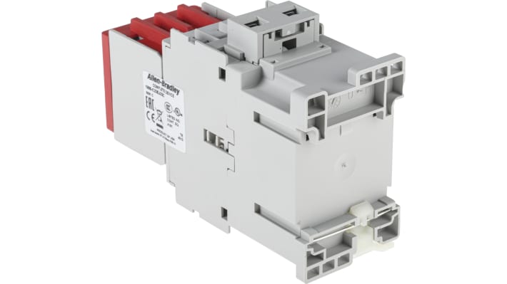 Contattore 3 poli Allen Bradley 100S-C23EJ23C, 23 A, 24 V c.c., dimensioni 81x45x125.5 mm, conforme a IEC 60947.