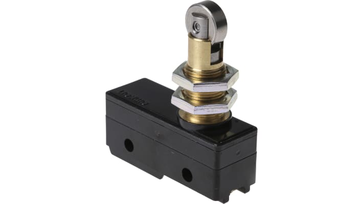 Interruttore di fine corsa Omron Z-15GQ22, tasto a rotella SPDT, contatti NO/NC, dimensioni 49.2 x 58.9 x 17.45 mm.