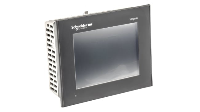 Schneider Electric HMIGTO2310: Display HMI touch screen da 5,7", risoluzione 320x240, memoria 96 MB - Ideale per automazione industriale.
