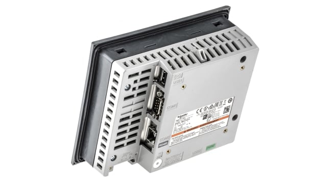 Schneider Electric HMIGTO2310: Display HMI touch screen da 5,7", risoluzione 320x240, memoria 96 MB - Ideale per automazione industriale.