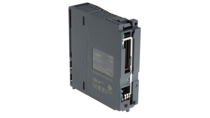 CPU PLC Mitsubishi Electric Q01UCPU, 1024 ingressi, 8192 uscite, montaggio a rack, dimensioni 27,4 x 98 x 89,3 mm.
