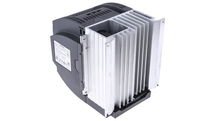 Inverter Siemens 4 kW, 400 V c.a., 3 fasi, 0-550Hz - Serie SINAMICS V20 (6SL3210-5BE24-0UV0) per sistemi HVAC e motori.