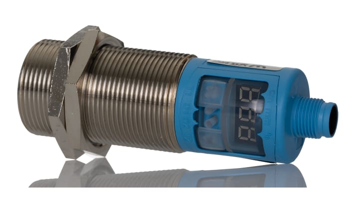 Sensore di prossimità cilindrico Sick UM30-213113, tecnologia a ultrasuoni, gamma 2000 mm, IP67, M30 x 1.5, alimentazione 9-30 V c.c.