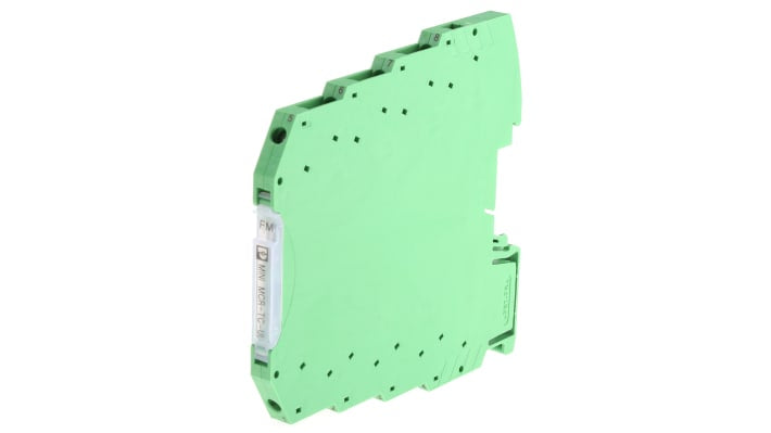 Condizionatore di segnale Phoenix Contact 2902851, convertitore di temperatura per termocoppie, montaggio su guida DIN. Dimensioni 6.2 x 93.1 x 102.5 mm.