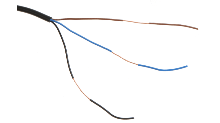 Sensore di prossimità cilindrico PNP Omron E2E-S04SR8-WC-B1 2M, diametro M4, rilevamento 0,8 mm, IP67, acciaio inox.