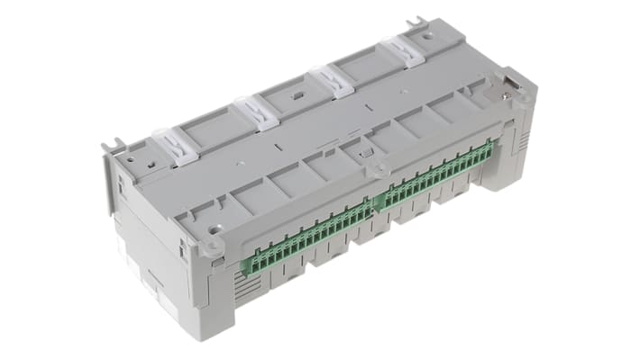 Allen Bradley 2080-LC50-48QVB, CPU PLC Micro850, 48 I/O, montaggio su guida DIN, dimensioni 238 x 90 x 80 mm.