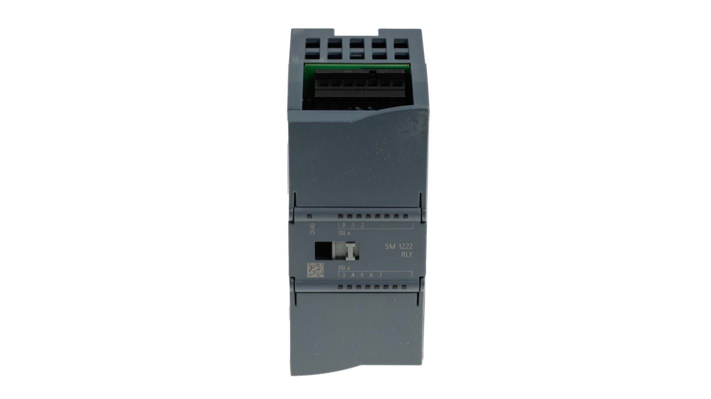 Modulo I/O PLC Siemens 6ES7222-1HF32-0XB0 con 8 uscite relè digitali per Serie SIMATIC S7-1200. Alta efficienza e affidabilità per processi automatizzati.
