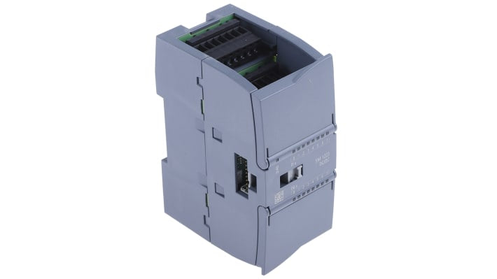 Modulo I/O PLC digitale Siemens 6ES7223-1BH32-0XB0 per Serie SIMATIC S7-1200, 8 ingressi/uscite, protezione IP20. Adatto a ambienti industriali e marittimi.