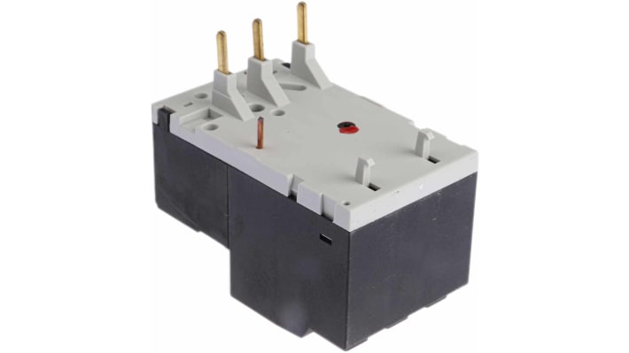 Relè di sovraccarico termico Lovato RF383200, 3 poli, 24-32 A, montaggio su contattori, larghezza 12.6 mm, reset manuale.