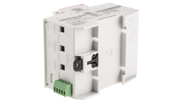 Contatore di energia ABB 2CMA100177R1000 B24 111-100, 3 fasi, montaggio su guida DIN, dimensioni 70x65x65 mm, precisione 1%.