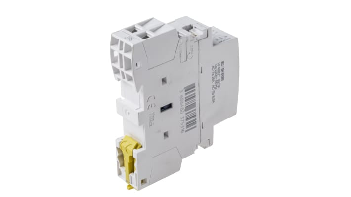 Contattore Schneider Electric A9C21532, 2 poli, 25 A, montaggio su guida DIN, dimensioni 18 mm x 81 mm x 73 mm.