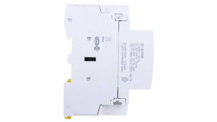Contattore Schneider Electric A9C20842, 40A, 2NA, serie iCT. Ottimizza impianti elettrici ad alta corrente, resistente e silenzioso. Ideale per sistemi di illuminazione, riscaldamento e irrigazione.