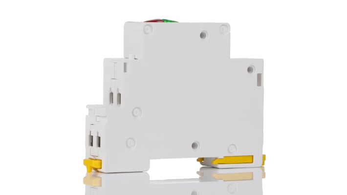 Indicatore LED Schneider Electric A9E18325 per guida DIN, resistente da -35°C a +70°C, ideale per industria e telecomunicazioni.
