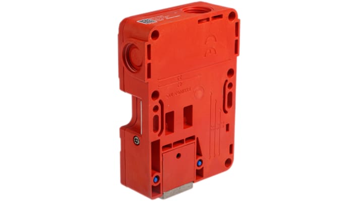 Interruttore di interblocco a solenoide Allen Bradley Guardmaster 440G-T27255, 24V, IP67, con 2 contatti NC e 1 NO, dimensioni 126x86x43 mm.