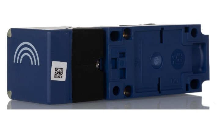 Sensore di prossimità induttivo Telemecanique XS7C4A1MPG13 con rilevamento 15 mm, 20-264 V c.a./c.c. per industria e logistica.