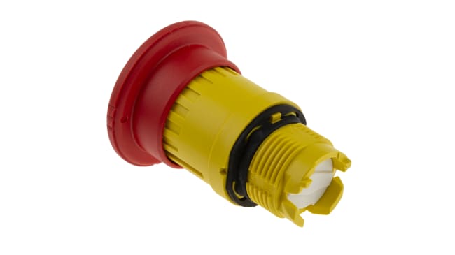 Pulsante di arresto di emergenza Schneider Electric XB5AS8442, montaggio a pannello, Ø 22mm - Resistente e sicuro per applicazioni industriali.