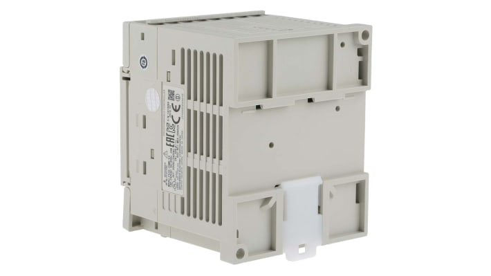 Controller PLC Mitsubishi Electric FX3S-20MR/ES, 12 ingressi, 8 uscite, montaggio a parete, dimensioni 75 x 75 x 90 mm.