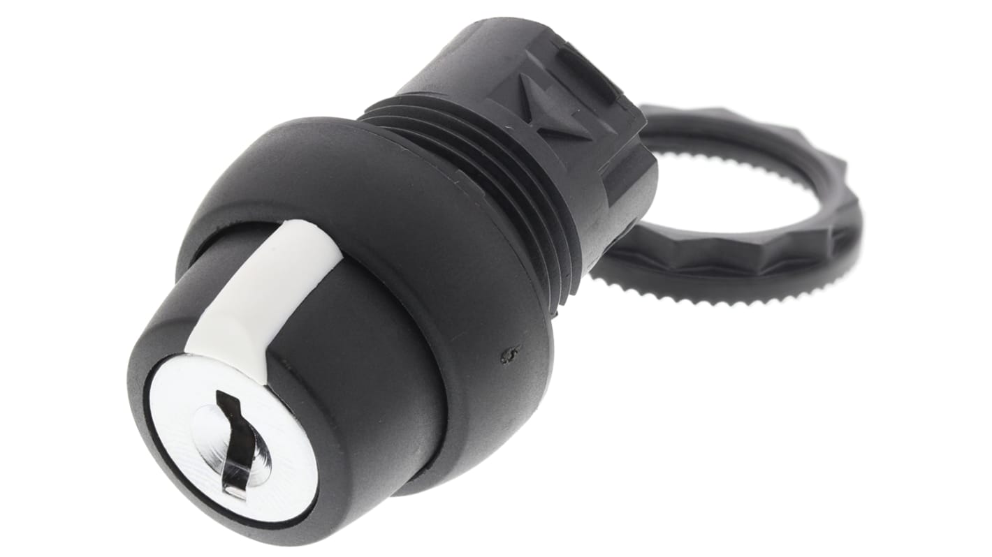 Interruttore Selettore a Chiave Allen Bradley 800FP-KM21 - 2 Posizioni, Chiave Ronis 3825 - Sicurezza Industriale - Resistente all'Acqua IP66.