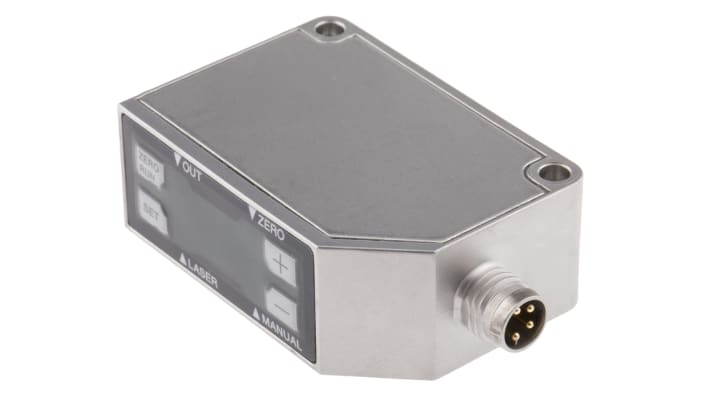 Sensore di distanza Sick OD1-B100H50I14, rettangolare, gamma 50-150 mm, uscita analogica, montaggio a pannello, IP67.