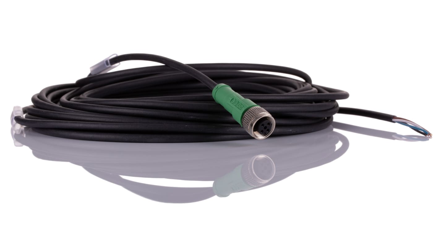 Cavo attuatore sensore M12 Femmina Phoenix Contact 1683002 - 10m, 4 contatti, sezione conduttore 0,34 mm², design senza alogeni, IP68.