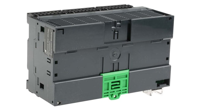 Schneider Electric TM221C40R, CPU PLC Modicon M221, 40 I/O, montaggio a pannello, dimensioni 90 x 70 x 110 mm.