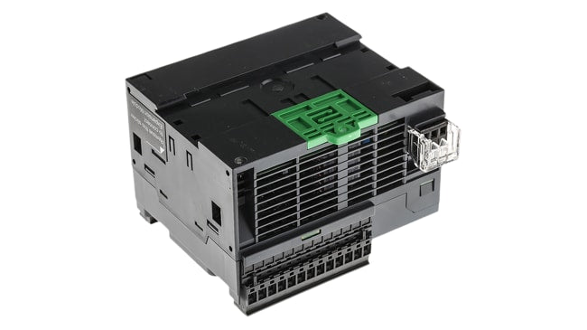 Schneider Electric TM221CE24T Regolatore logico Modicon M221, 24 I/O, USB, Ethernet - Ideale per automazione industriale, montaggio a pannello.