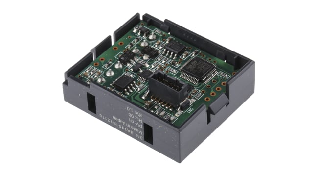 Modulo I/O Schneider Electric TMC2AQ2V per PLC Modicon M221, 2 uscite analogiche, montaggio senza utensili, dimensioni 41 x 35 x 15 mm.