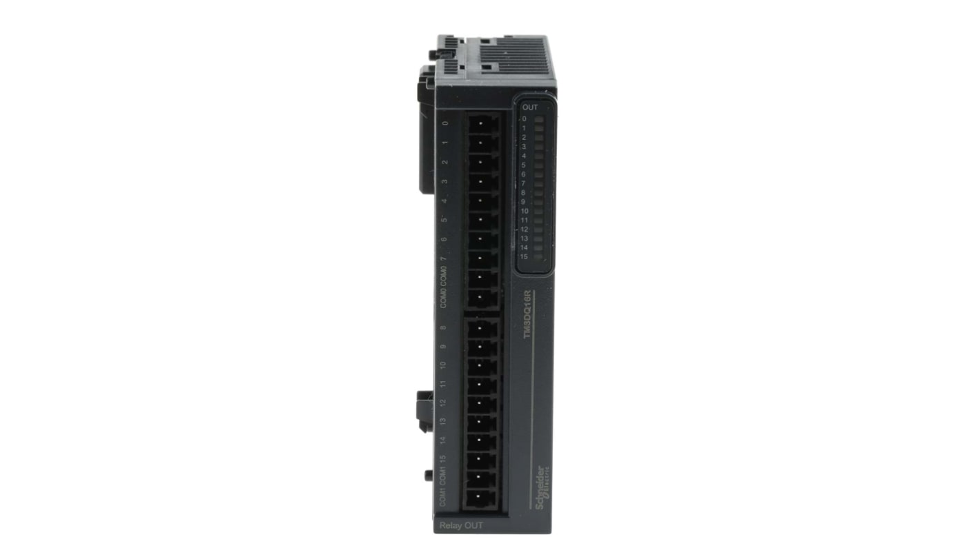 Modulo I/O PLC Schneider Electric TM3DQ16R per Modicon M221, M241, M251 - 240V AC, 30V DC - Automazione industriale e robotica.