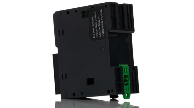 Modulo I/O PLC Schneider Electric TM3DM24R, 16 ingressi digitali e 8 uscite relè, montaggio a pannello, dimensioni 90 x 39,1 x 70 mm.