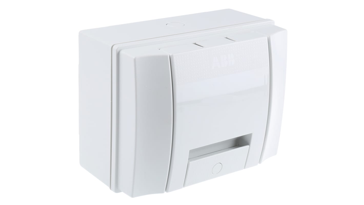 ABB Unità per utenze civili, 4 vie, corrente massima 63 A, grado di protezione IP65, dimensioni 202 x 152 x 117 mm.